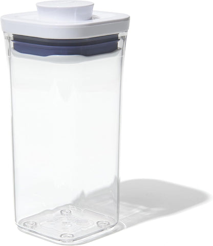 OXO Good Grips POP Container - Airtight Food Storage - Small Square Short 1.1 Qt Ideal for 1 lb of brown sugar or confectioner's sugar