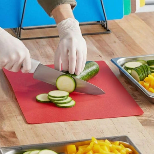Soro Essentials- 12” x 18” Flexible Cutting Mats Assorted Colors Set of 6- Flexible Cutting Colored Mats Cutting Board Mats Cutting Mat Meal Prep Chopping Meat Fruits Vegetables Home Kitchen