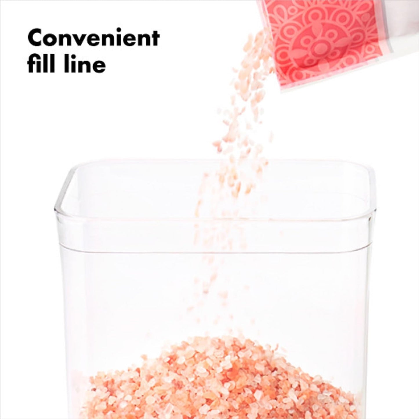 OXO New Good Grips 6‑Piece POP Container Bulk Set, Stackable with Attached ½ Cup Scoops, Panty Organization and Storage