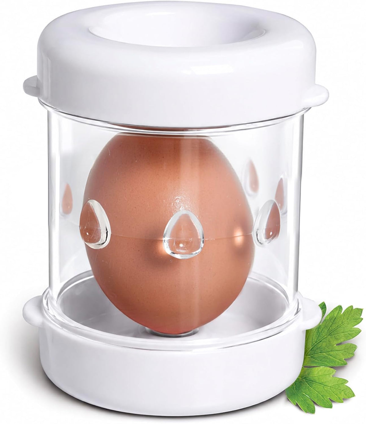 The Negg Boiled Egg Peeler - White