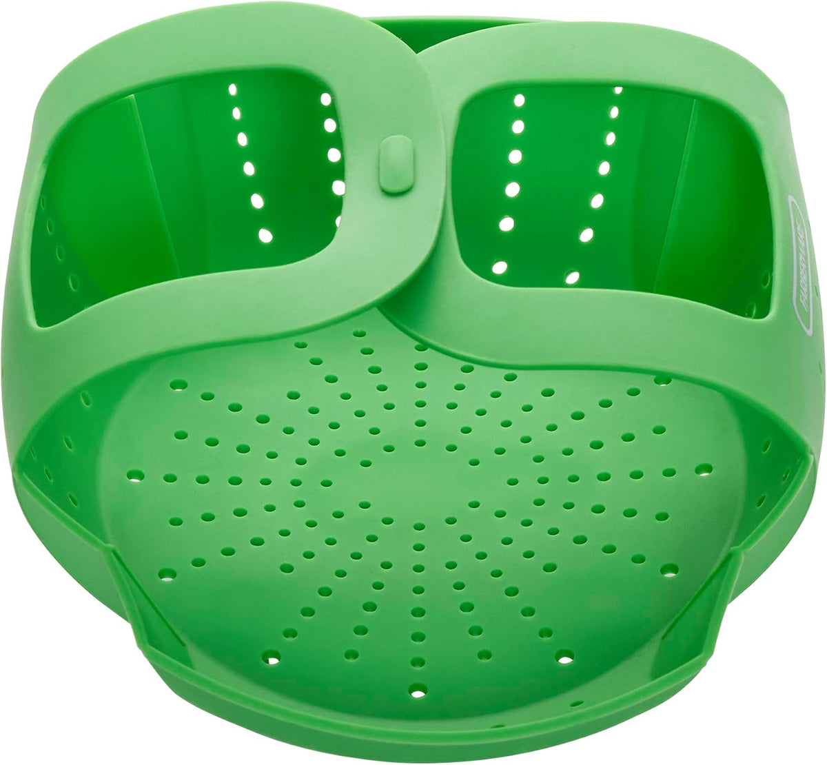 Farberware Silicone Steamer Basket with Interlocking Handles – Heat-Resistant 450F Food Safe Silicone Steamer Insert – High Walls Keep Food Above Water – Rolls Up for Compact Storage – Dishwasher Safe