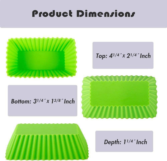 Webake Silicone Dipping Bowls, 3oz Small Pinch Bowls for Cooking Prep, Sauce, Condiment Server, BPA Free Set of 6