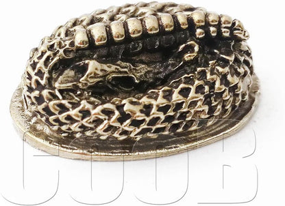 CooB Set Knife Finger Guard Bolster & Pommel for Knives Making Handle SNAKE
