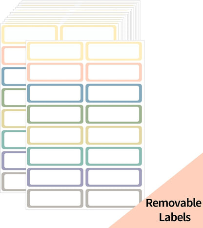Removable Freezer Labels Stickers, 1 x 3 Inch Blank Removable Freezer Labels Food Storage Stickers, Date Label Waterproof Oil Resistant Easy Clean No Residue- 250 Sheets