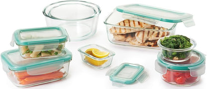 OXO Good Grips 1 Cup Smart Seal Airtight Glass Round Food Storage Container