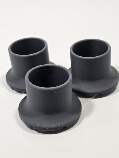Upside Down Bottle Holder Set for Condiments and Sauces, Frustration Reducing with Drainage Anti-Slide System, Fridge and Pantry Compatible (3 of Size 37 - Dark Gray)