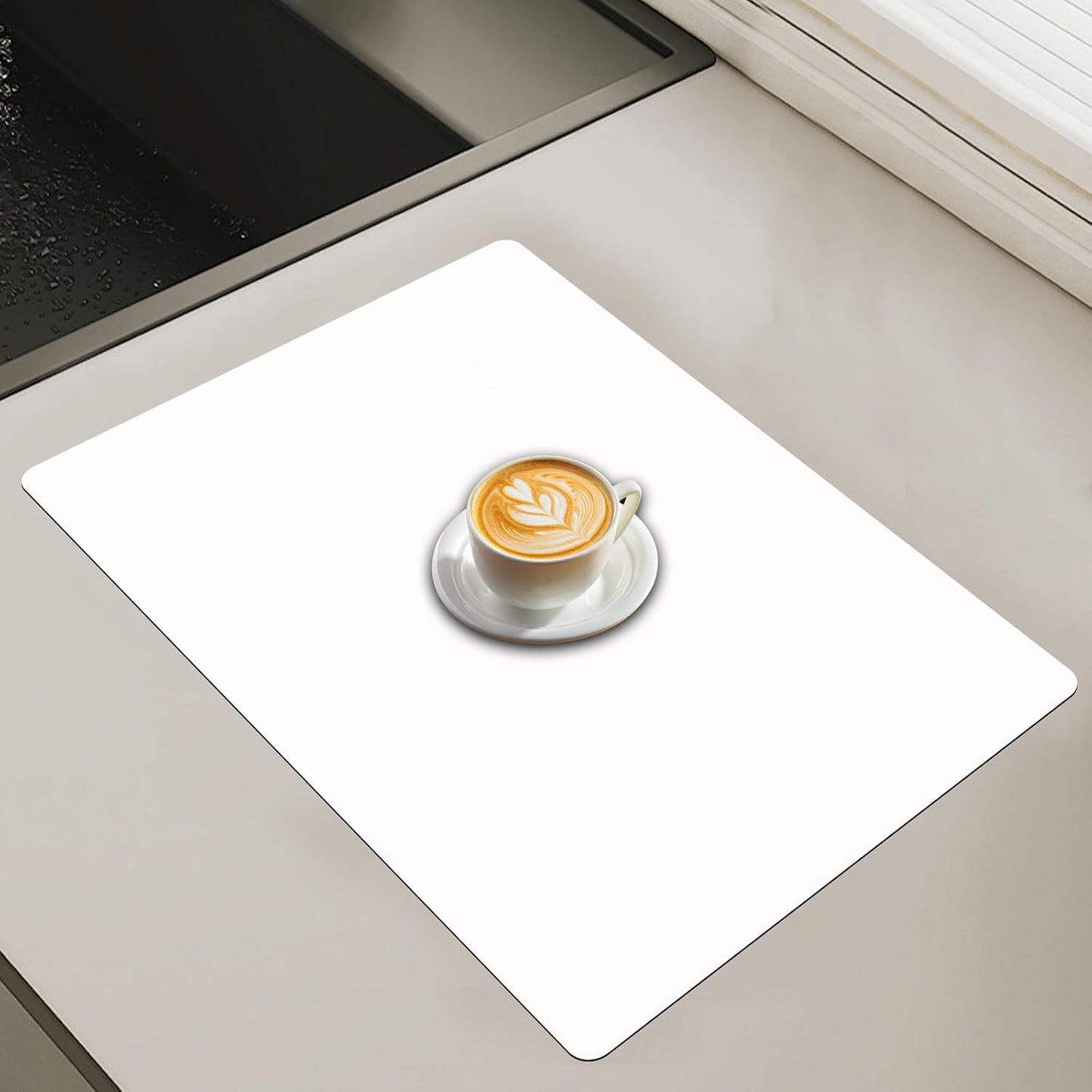 78.7"x23.6" Large Silicone Mat for Kitchen Counter, Heat Resistant Non-Slip Countertop Protector, Waterproof Silicone Craft Mat for Kitchen Island, Semitransparent