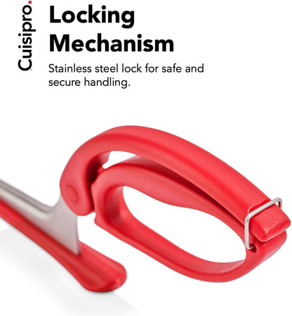 Cuisipro Pizza Shears, Red 11.7x1.4x4.6"