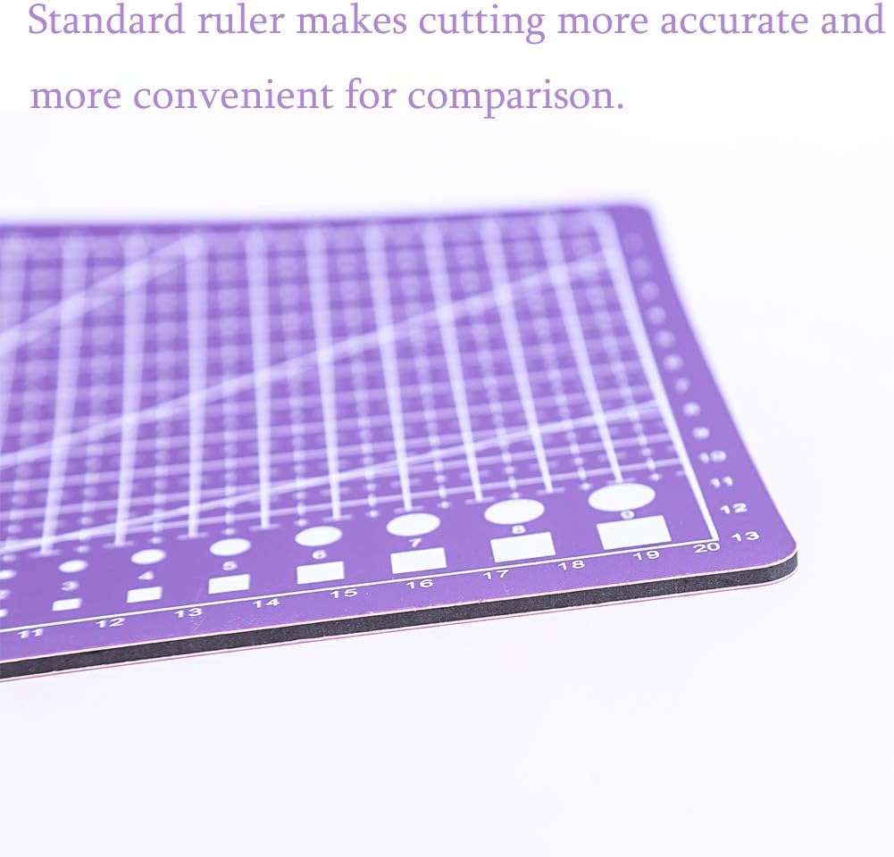 LOKUNN A5 Self Healing Cutting Mat Rotating Cutting Mats for Quilting