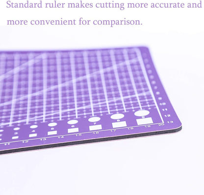 LOKUNN A5 Self Healing Cutting Mat Rotating Cutting Mats for Quilting