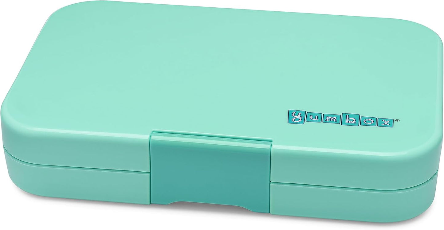Yumbox Tapas Leakproof Bento Box, 5 Compartments, Antibes Blue | Large Capacity Design | Removable Compartment Tray | Easy-Open Single Latch | Ideal for Teens & Adults | Dishwasher-Safe Tray