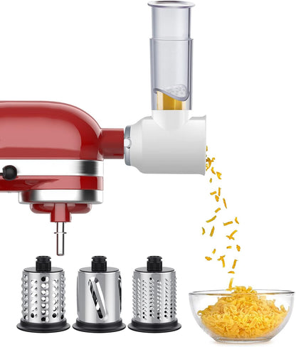GVODE Slicer Shredder Attachment for KitchenAid Stand Mixers,Food Processor
