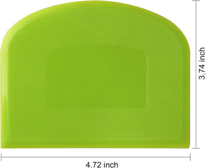 Suanyok Dough Bowl Scraper - Flexible Plastic Multi-Function Kitchen tools
