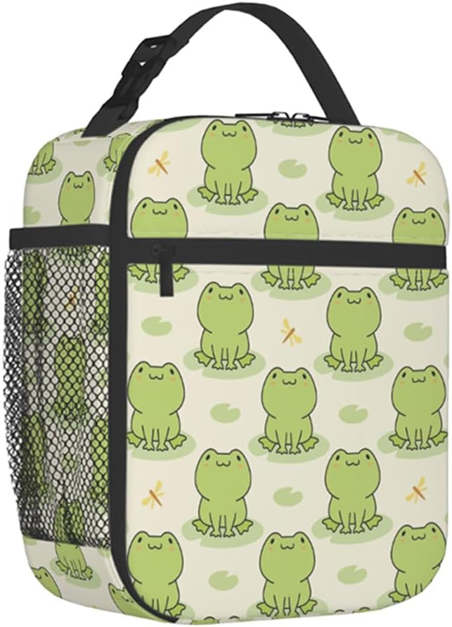 Rainbow Leopard Lunch Box Thermal Cooler Bento Tote Bags Portable Insulated Lunch Bag for Girls Teens, Kids Lunch Bags for School Beach Picnic Travel