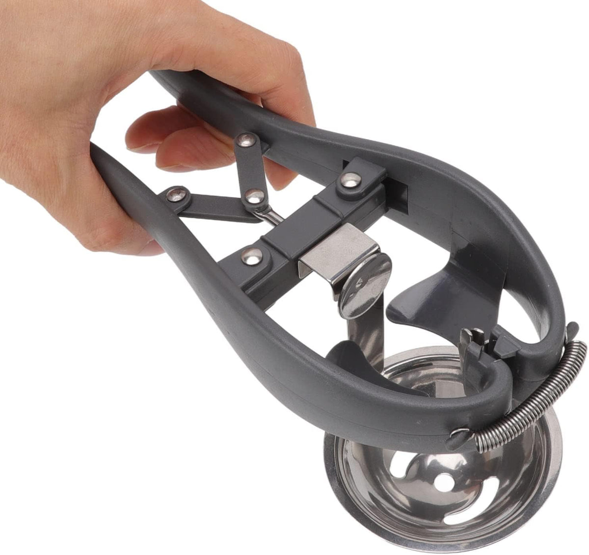 Egg Cracker, Stainless Steel Egg Separator, Professional Handheld Automatic Quick Egg Opener Egg Separator for Kitchen Tools