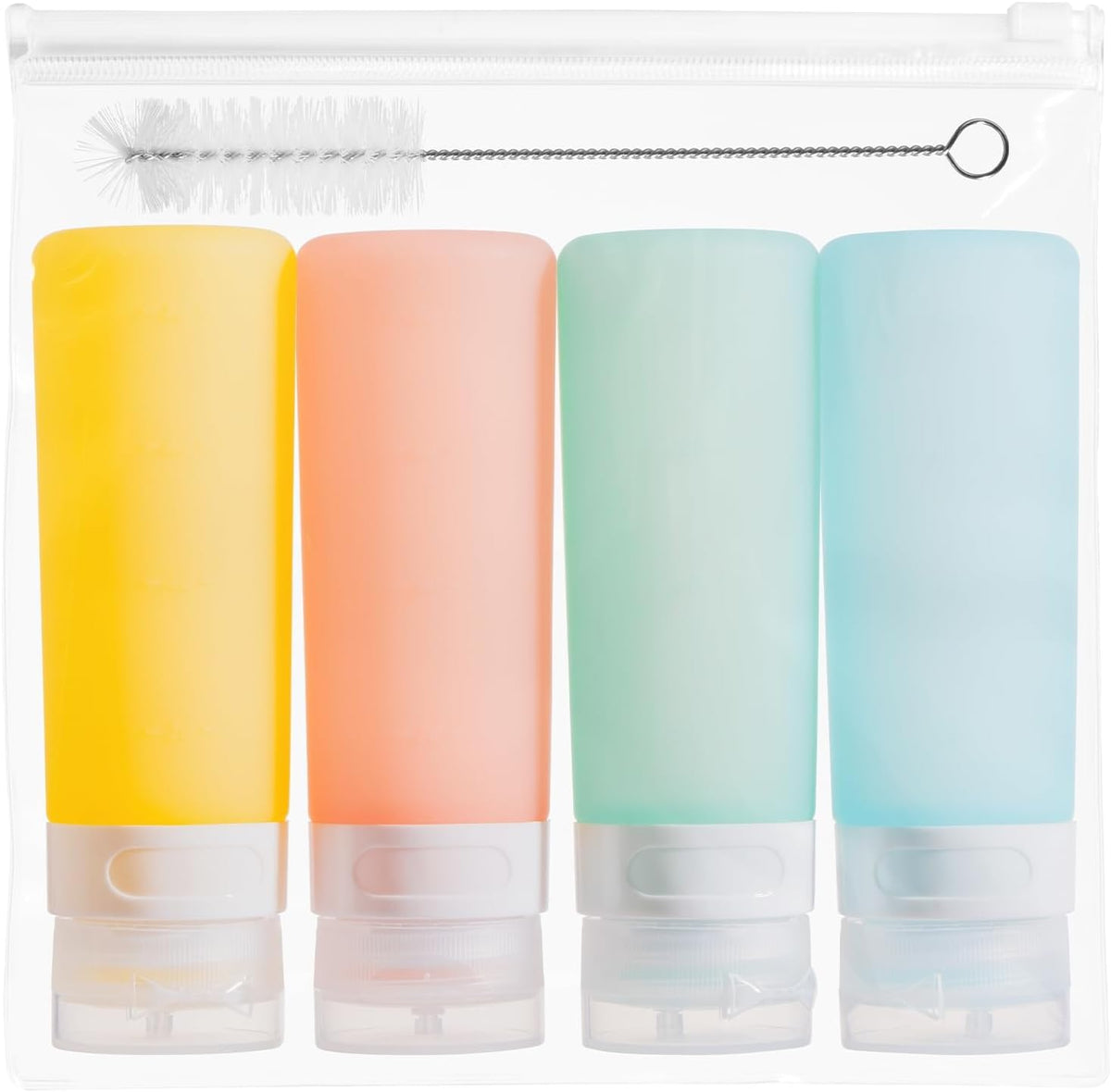 MICEBAY 2 oz Condiment Squeeze Bottles, Leakproof Salad Dressing Container