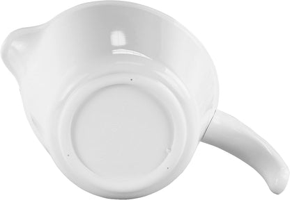 Batter Bowl With Pour Spout, Non-Slip Base,Space Saving Detachable Handle with Lid, 2 QT Heavy Duty BPA-Free Microwave & Dishwasher Safe (Fresh Lemons)