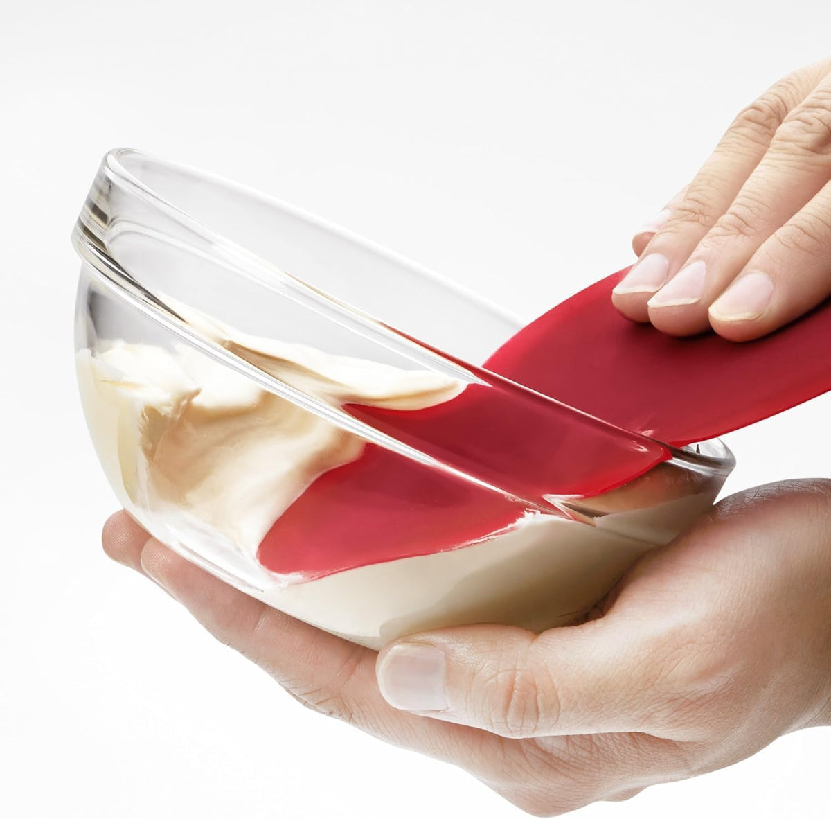 Cuisipro Flexible Bowl Scraper, Red