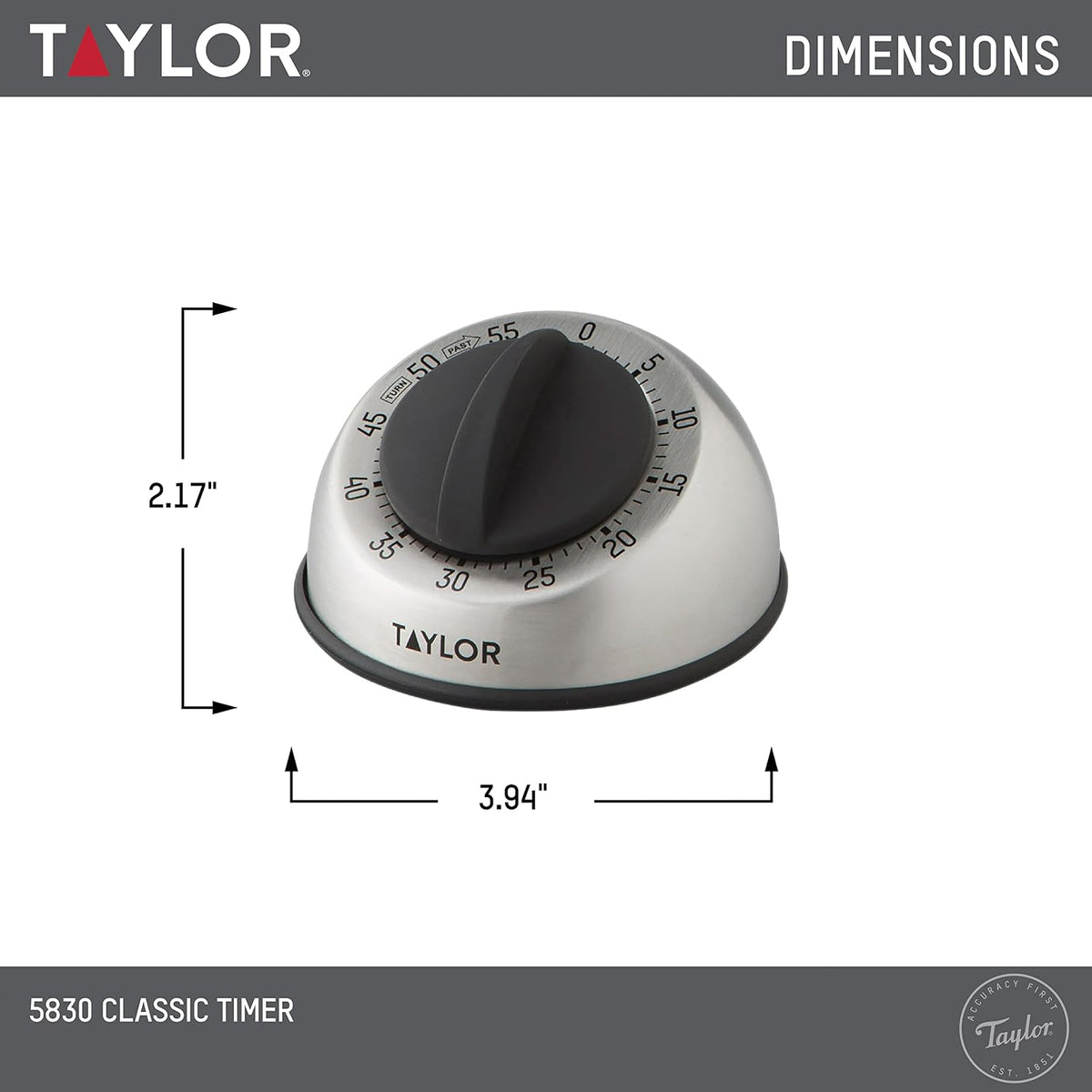 Taylor Mechanical Kitchen Timer 60 Minute