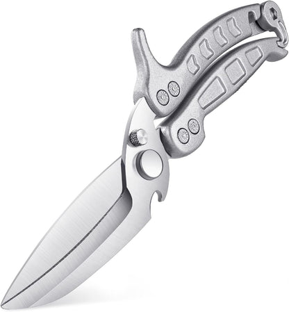 DRAGON RIOT Heavy Duty Poultry Shears - A Must Have Kitchen Shears for Chicken and Meat Cutting - Dishwasher Safe and Stainless Food Kitchen Scissors for Thanksgiving