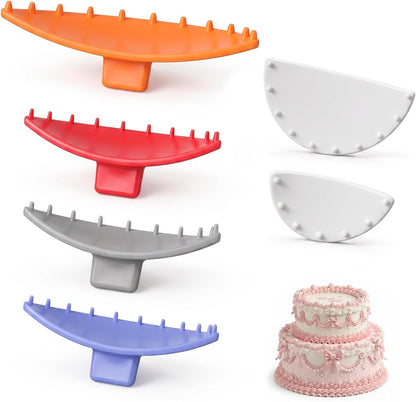 6 Pcs Cake Arch Guide Tool, Cake Drape Spacer Tool for Spaced Piping Baking
