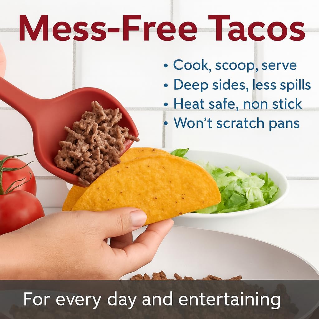 HIC Kitchen Taco Holder Stands, Stainless Steel, Set of 2