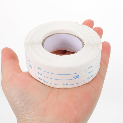 MAGICLULU Date Label Stickers for Food Storage 250 Removable Kitchen Food Labels for Containers Fridge Freezer Pantry Organization Easy Peel and Apply