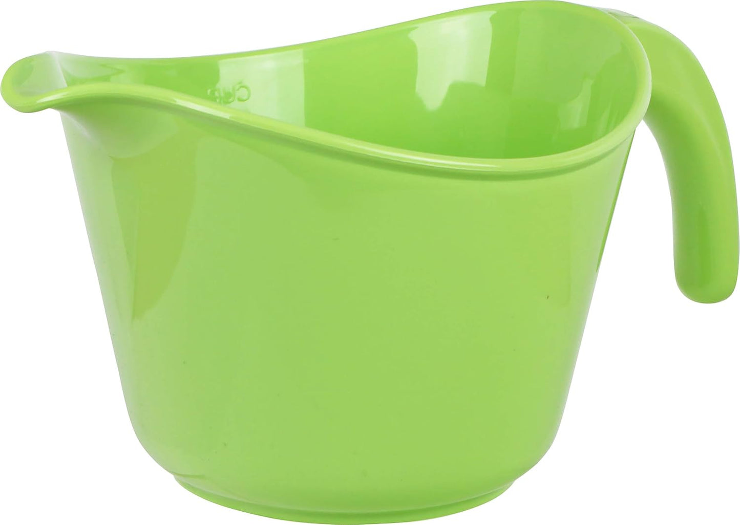 Batter Bowl With Pour Spout, Non-Slip Base,Space Saving Detachable Handle with Lid, 2 QT Heavy Duty BPA-Free Microwave & Dishwasher Safe (Fresh Lemons)