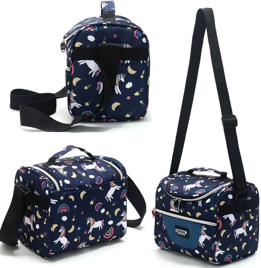 Lunch Bag for Kids Coole Lunch Box Tote for Women Girls Boys Children Student Insulated Bento Bag for School Work Picnic Outdoor Activities