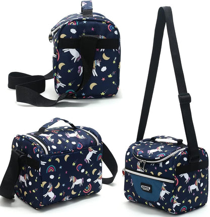 Lunch Bag for Kids Coole Lunch Box Tote for Women Girls Boys Children Student Insulated Bento Bag for School Work Picnic Outdoor Activities