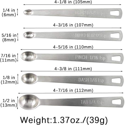 Mini Measuring Spoon Set, Small Teaspoon for Tiny Measurement
