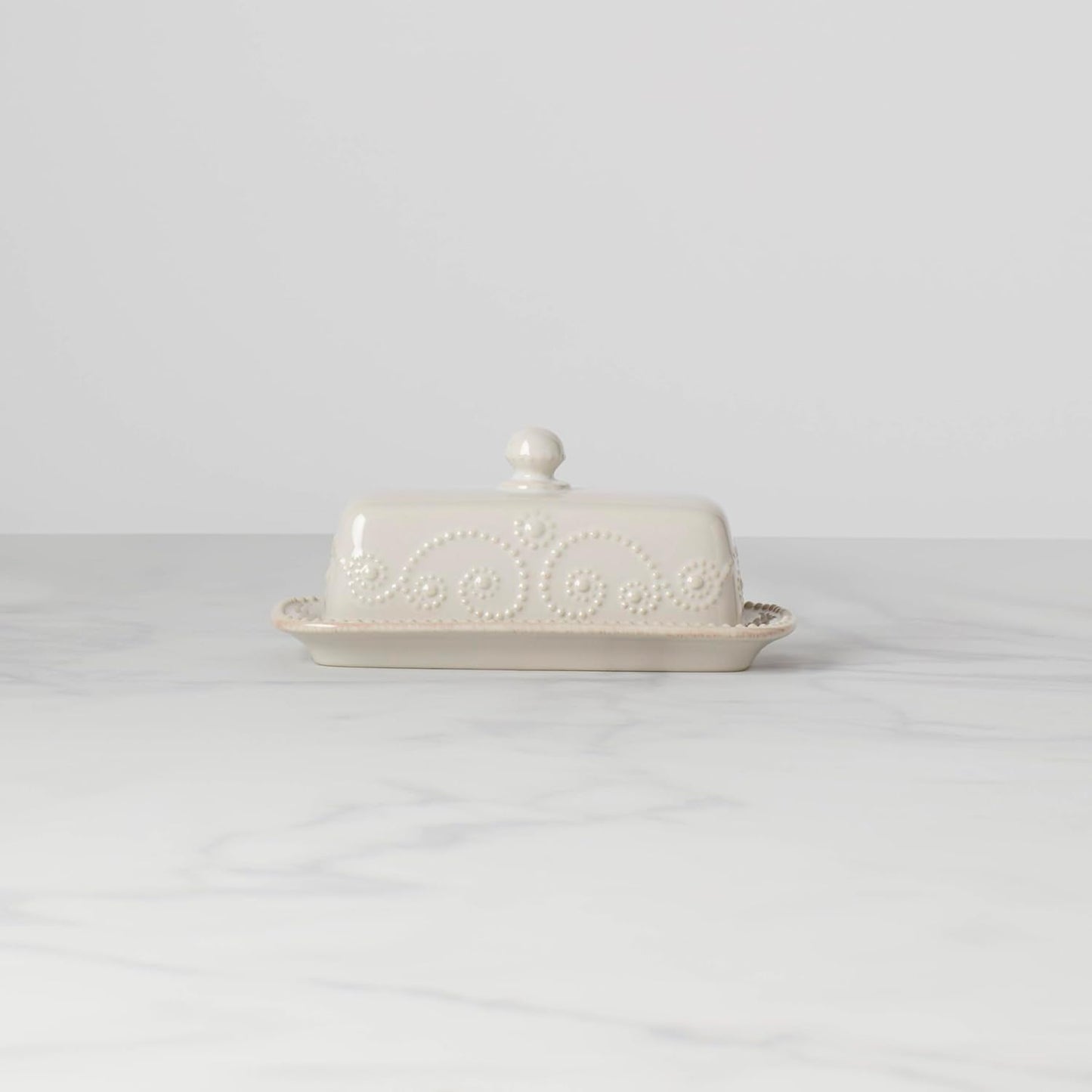 Lenox French Perle Chip and Dip Tray, White -
