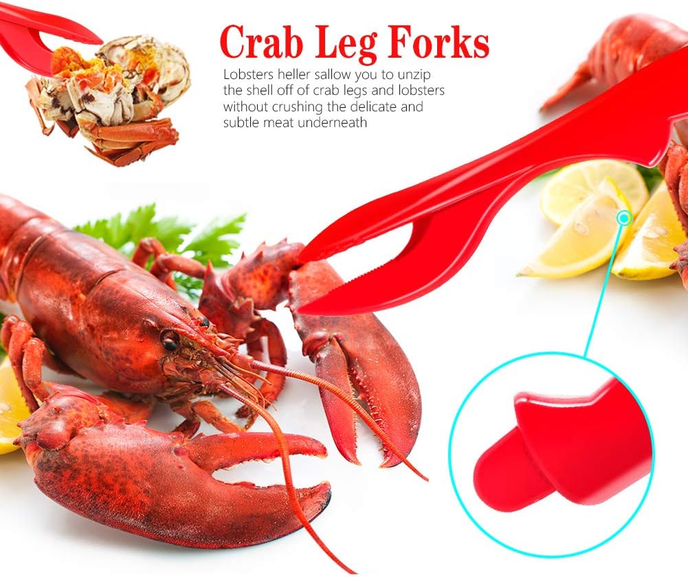 Crab Leg Crackers and Tools - Lobster Crackers and Picks Set
