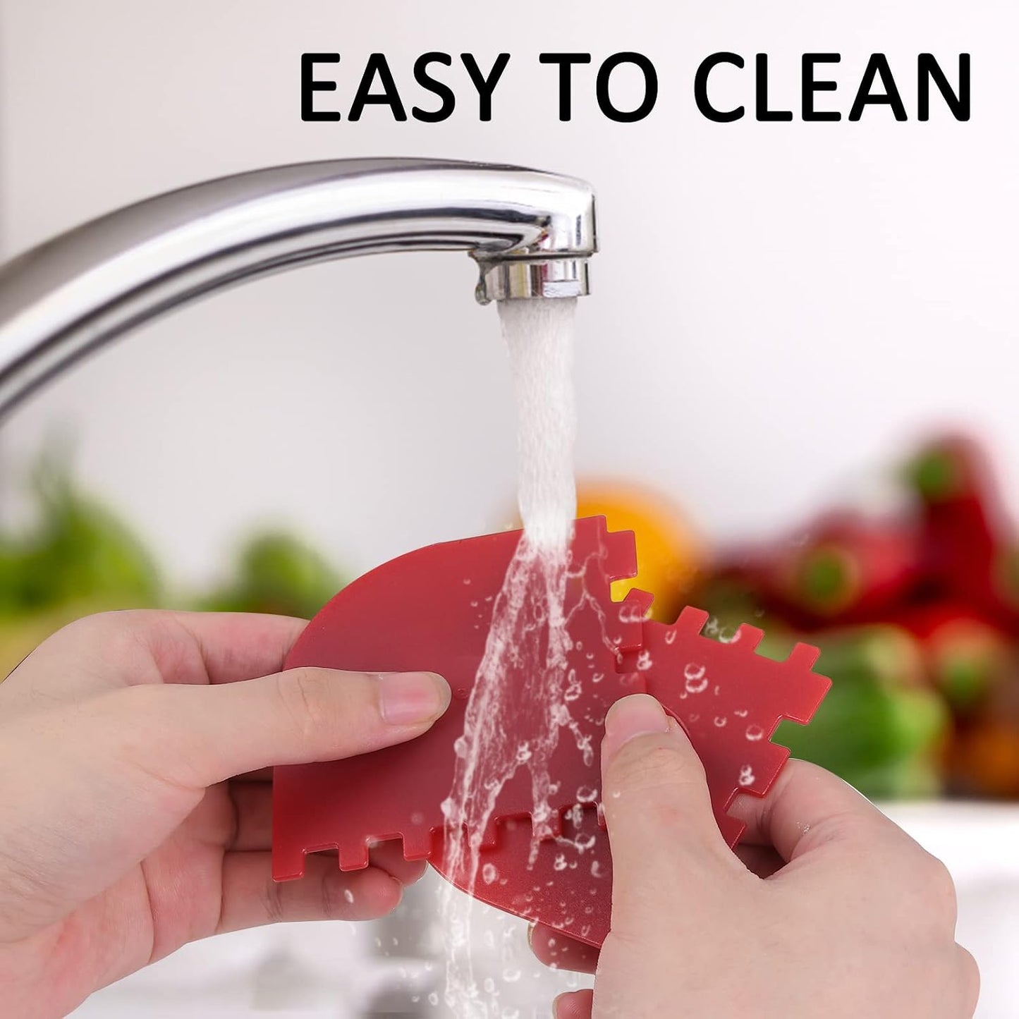 3 Set Plastic Grill Pan Scraper Tool for Griddle Cleaner, Cast Iron Accessories, Kitchen Cleaning Tool Kit