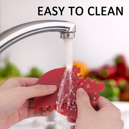 3 Set Plastic Grill Pan Scraper Tool for Griddle Cleaner, Cast Iron Accessories, Kitchen Cleaning Tool Kit