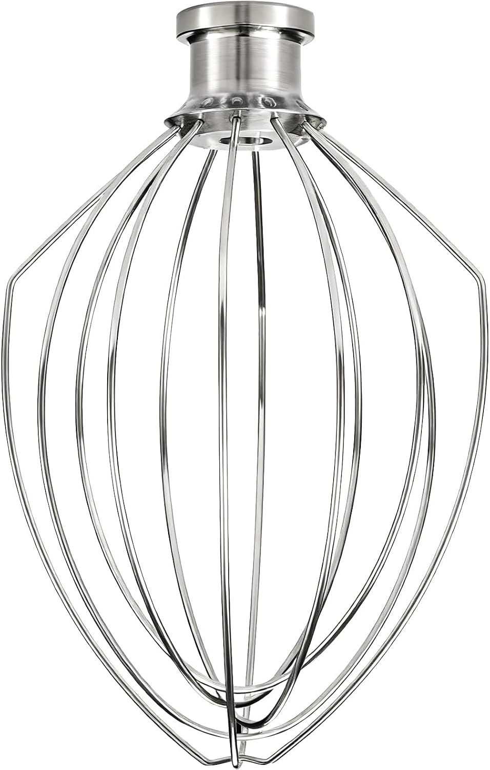 K45WW 6 Wire Whip Attachment for KitchenAid 4.5 5 Quart Tilt-Head Stand Mixer, Dishwasher Safe, Stainless Steel Whisk for Kitchen Aid Mixer Accessory Replacement Parts