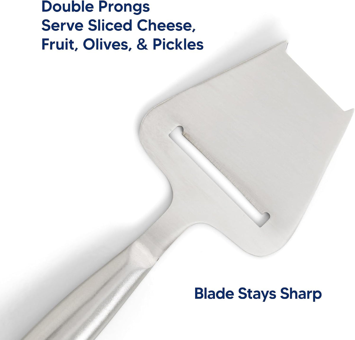 HIC Kitchen Soft Cheese Knife, Stainless Steel