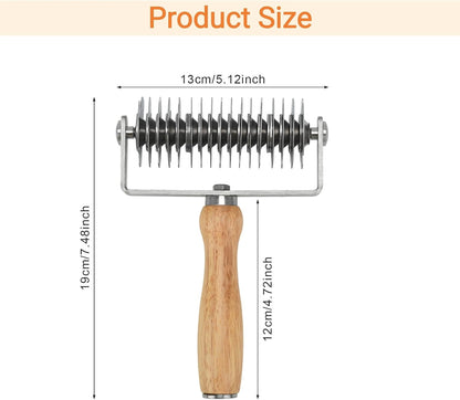 Pastry Lattice Roller Cutter, Pastry Cutter for Pie Bread Beef Wellington