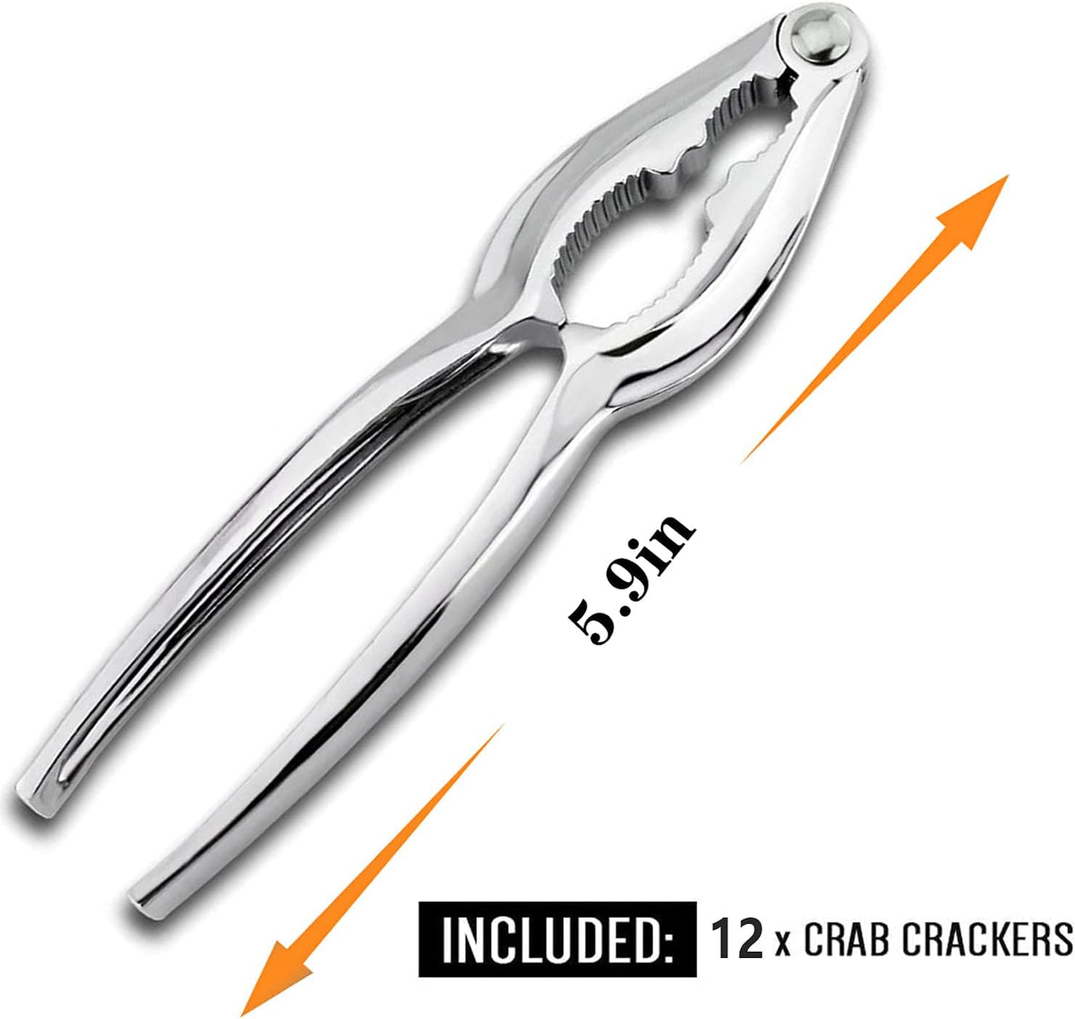 12 Pcs Crab Crackers and Tools, Lobster Crackers, Seafood Cracker Tools