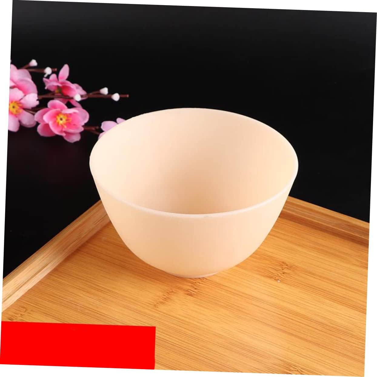 Didiseaon Odorless Anti-drop Silicone Mixing Bowl for Facial Masks Cooking Flexible Microwave Dishwasher Safe for Ingredients Sauces Medium Green