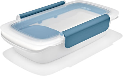 OXO Good Grips Prep & Go Snack & Dip Container, Snack Fuss-Free on the Move, Leakproof Reusable Small Meal Food Storage and Lid, Food Containers with Lids, Snack Organizer, 1.6 Cups/0.4 L