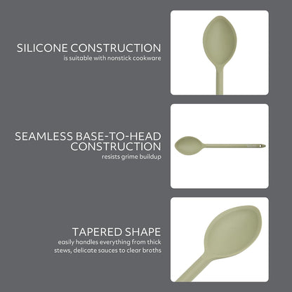 Sur La Table Kitchen Essential Mealcraft Silicone Spatula - Juniper Green
