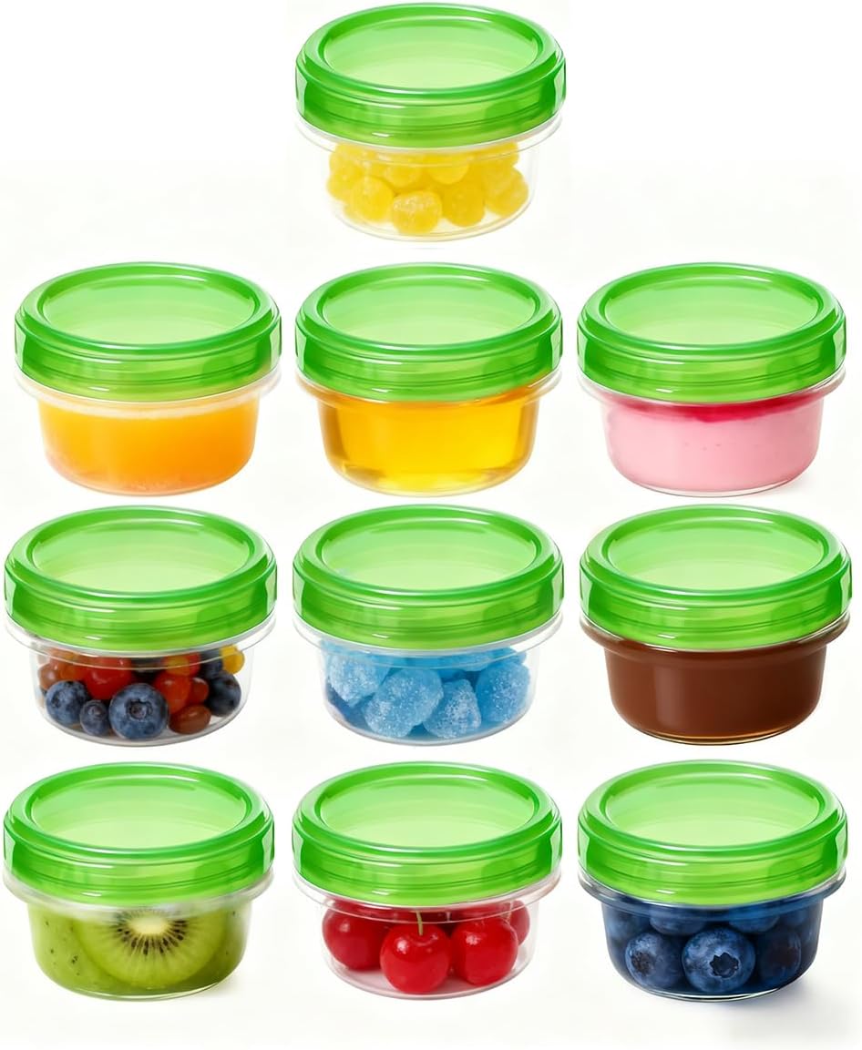 Airtight Food Storage Containers, Leakproof, BPA-Free, Stackable Kitchen & Pantry Organizers for Dry Food, Meal Prep, Snacks, Leftovers, Microwave, Dishwasher and Freezer Safe (10 Pack-16 Oz)