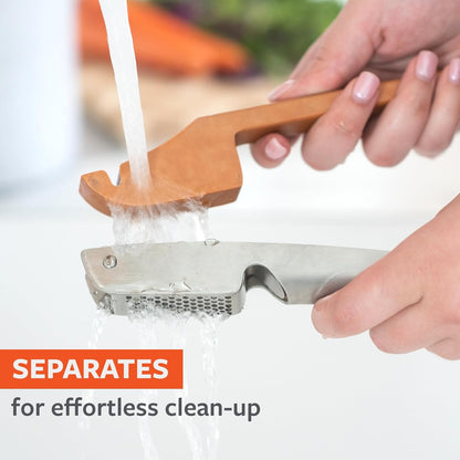 Full Circle No Mess Garlic Press, Dishwasher safe