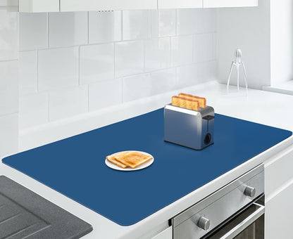 AECHY Extra Large Silicone Mat 78.74”x19.69”x0.08”, Multipurpose Silicone Mat Thick Heat Resistant Mat Shipped Rolled Up Kitchen Counter Mat Nonslip Silicone Mats for Kitchen Counter Translucent