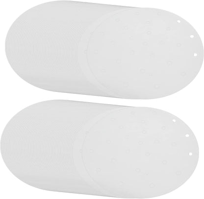 Dumpling Paper Bamboo Steamer Liners, 7 Inch, 100 Pcs