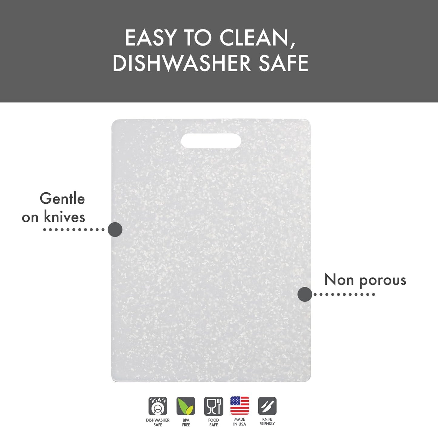 Made from high-density plastic that is conveniently sized at 11x14.5 inches