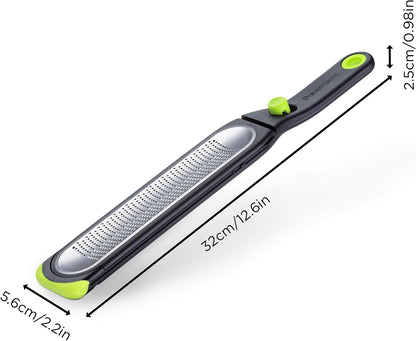 Dreamfarm Ozest Self-Cleaning Zester with Pop Button - 1mm Fine Zesting