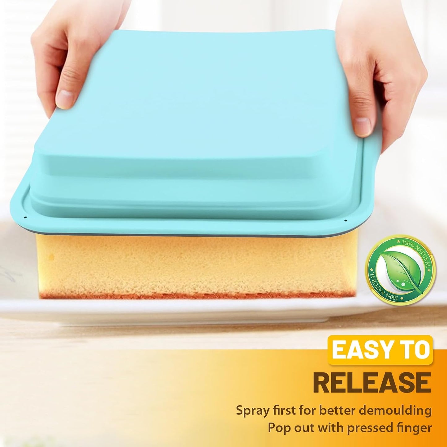 Silicone Muffin Pan, 12 Cups Non-Stick Cupcake Pan, Food-Grade BPA-Free Muffin Tin, Oven-Safe 450 °F, Reinforced Steel Frame, Easy-Grab Handles, Quick-Release 2.3" Baking Molds for Mini Treats
