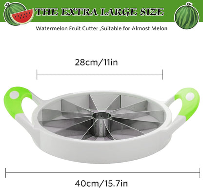 SOMOYA Extra Large Stainless Steel Watermelon Slicer for Home Kitchen